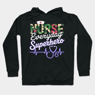Nurse Every Day Superhero Coloring International Nurses Day Hoodie